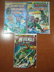 3 Werewolf By Night Comics