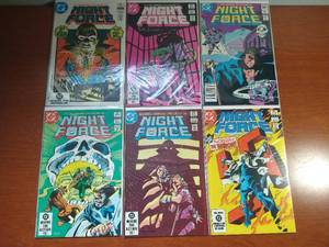 6 Night Force Comics - Autograph