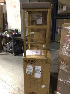 Lot of 4 OSP Metro 30 in. Gold Backless Stool in Camel not used see pictures