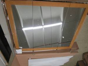 lot 4 image: 3 door medicine cabinet 36x30x5...