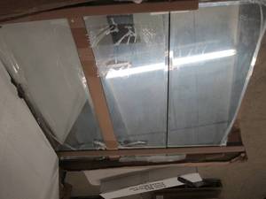 lot 5 image: pegasus 3 door mirror 36 w x 31 h x...