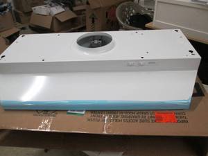 lot 17 image: broan 36 inch range hood white ...