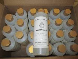 lot 34 image: case of hand sanitizer 248 oz bott...