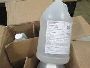 lot 44 image: case of 41 gallon jugs of alcohol ...