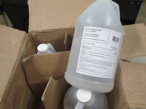 lot 45 image: case of 41 gallon jugs of alcohol ...