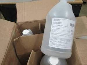 lot 47 image: case of 41 gallon jugs of alcohol ...