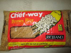 lot 65 image: 242lb packages of brown rice best ...