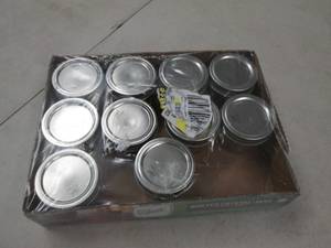 lot 129 image: 104oz canning jars ...