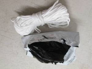 lot 175 image: box of rope bands and other misc  f...