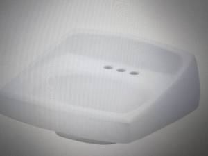 lot 196 image: Lucerne Wall-Mounted Bathroom Sink ...