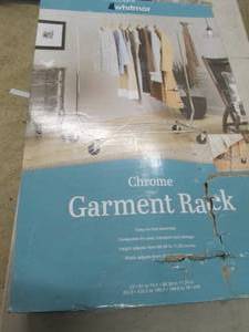 lot 201 image: whitmor garment rack chrome ...
