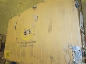 lot 211 image: Serta convertible couch ...