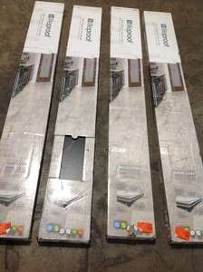 Lot of 4 Alys Oak 8.7 in. W x 72 in. L Luxury Vinyl Plank Flooring (26 sq. ft.  case) by Lifeproof Customer Returns See Pictures