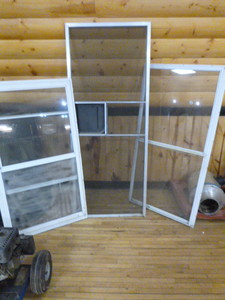 lot 25 image: 2 Storm Windows and Camper Screen Door