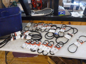 lot 35 image: Tote Full of Gates Belts