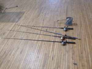 lot 44 image: Fishing Rods and Reels and Vintage Frabill Wade Bucket