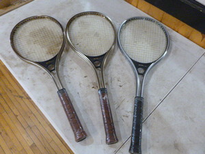 lot 87 image: 3 Tennis Rackets