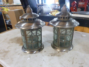 lot 99 image: 2 New Hanging Oil Lights
