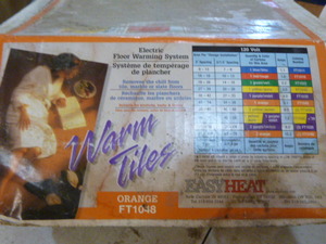 lot 139 image: Easy Heat Warm Tiles