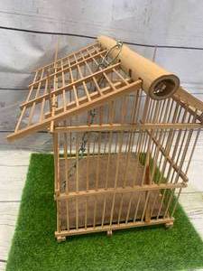 lot 9 image: Bamboo Birdcage 11 Tall