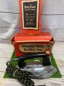 lot 31 image: 1950s General Mills Betty Crocker Tru Heat Iron Sold $40 Ebay