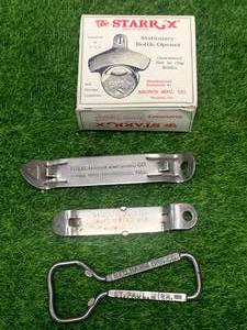 lot 69 image: Lot of Three Hamms Antique Bottle Openers & Star X Opener