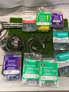 lot 73 image: Huge Lot of Miscellaneous Hardware  Fasteners