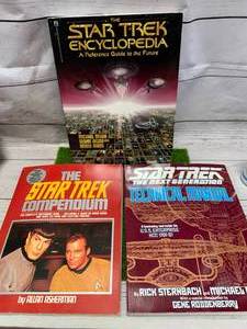 lot 75 image: Lot of Three Star Trek Reference Books