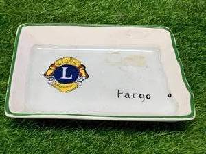 lot 88 image: Vintage Anna Laura Fargo Lions Ashtray