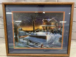 lot 107 image: Ron Iverson Framed Print 17 X 21