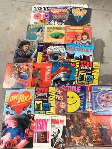 lot 111 image: Lot of 25 Vintage Record Albums