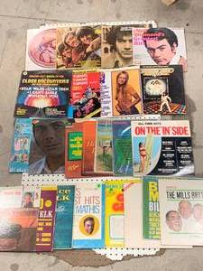 lot 113 image: Lot of 25 Vintage Record Albums