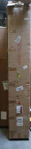 lot 213 image: Seabrooke 24 x 80 LL Pinecroft White Hollow Core PVC Vinyl Interior Bi-Fold Door
