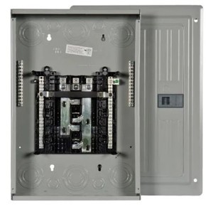 lot 343 image: Siemens PL Series 125 Amp 12-Space 24-Circuit Main Lug Indoor 3-Phase Load Center P1224L3125CU