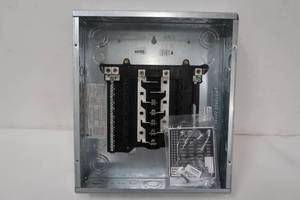 lot 323 image: GE 125 Amp 14-Space 24-Circuit Main Lug Indoor Load Center Contractor Kit TLM1212CCUGK