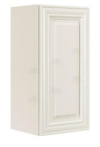lot 269 image: Princeton Assembled 15 in. x 30 in. x 12 in. 1-Door Wall Cabinet in Warm White APOW-W1530