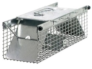 lot 321 image: Havahart Small 2-Door Professional Live Animal Cage Trap for Rat, Squirrel, Chipmunk, and Weasel