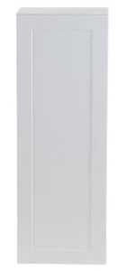 lot 307 image: Hampton Bay Cambridge Shaker Assembled 15x42x12.5 in. Wall Cabinet with 1 Soft Close Door in White