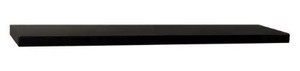 lot 339 image: Home Decorators Collection Slim Line 1-Piece 8 in. D x 18 in. L x 1-14 in. H MDF Black Floating Shelf