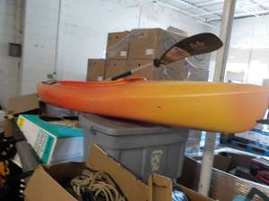 lot 2 image: Dimenson Kayak with Paddle...