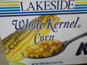 lot 47 image: 10 Gallon Cans Whole Kernel Corn...