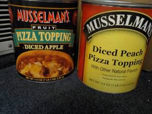 lot 58 image: 2 -7 lb. 2 oz Cans Musselmans Dice...