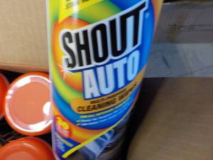 lot 62 image: Case of 6 Canisters Shout Auto Clea...
