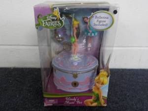 lot 64 image: Disney Fairies Wendys Music Box...