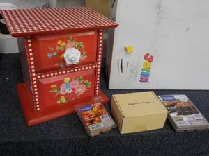 lot 167 image: Small 2 Drawer Cabinet, Wax Cubes, ...