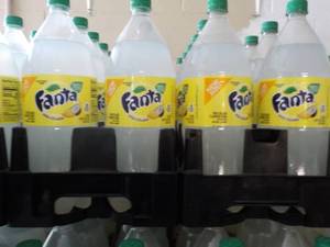lot 248 image: 8 - 2 Liter Bottles Fanta Pina Cola...