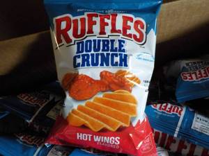 lot 252 image: Case of 64 Bags Double Crunch Hot W...