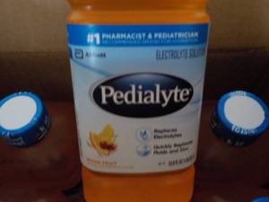 lot 256 image: Case of 8 Bottles Pedialyte Mixed F...