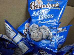 lot 303 image: Case of Grandmas Mini Bites Bluebe...