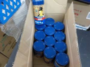 lot 314 image: 12 - 7 oz Jars Planters Peanuts...
